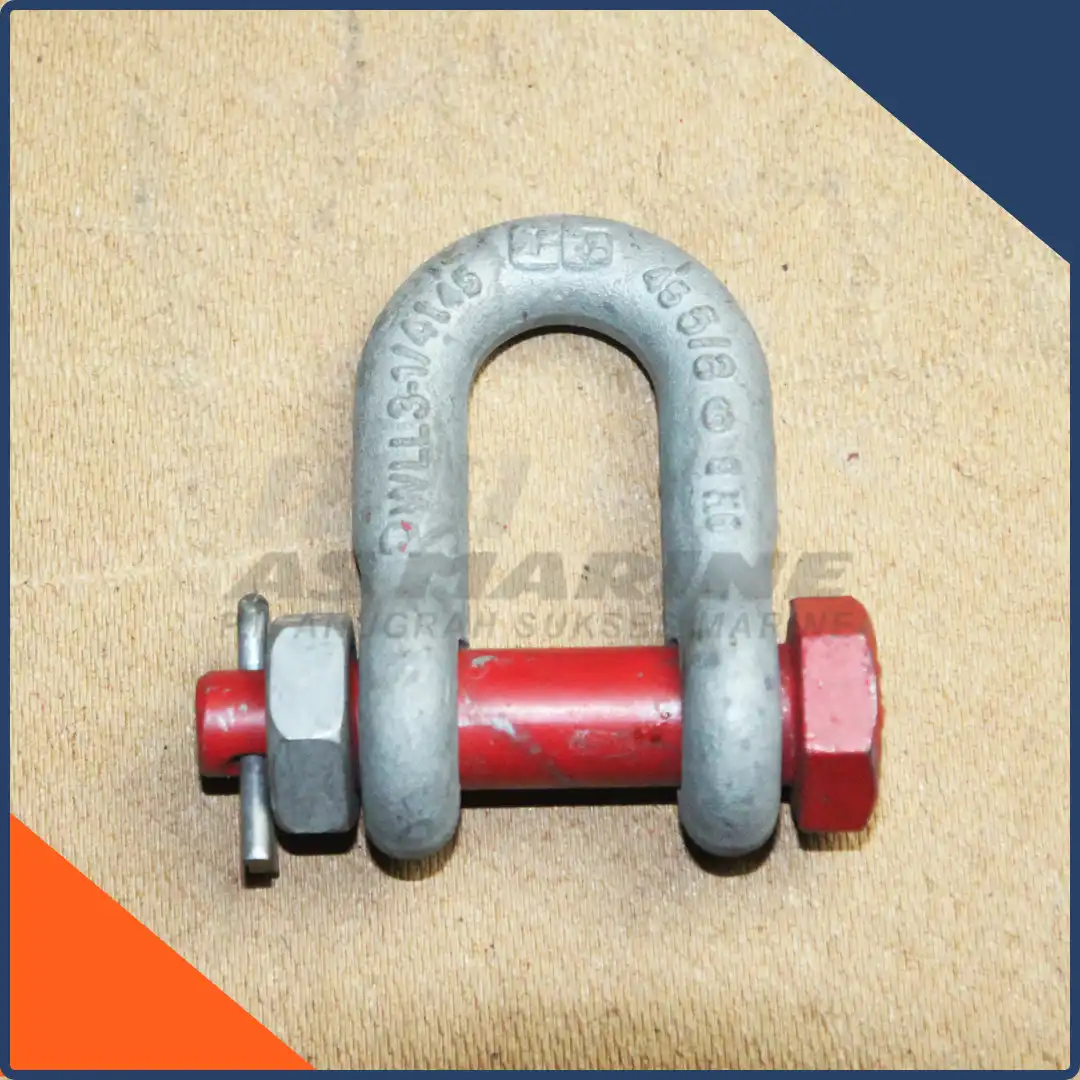 Crosby USA Dee Shackle / Segel D G2150 Bolt & Nut 5/8 Inch 3.25 Ton